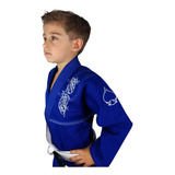 Kimono Infantil Trançado Black Ace Player Azul