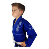 Kimono Infantil Trançado Black Ace Player Azul