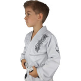 Kimono Infantil Trançado Black Ace Player Branco