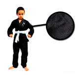 Kimono Infantil Trançado Leve Jiu Jitsu Judo Faixa