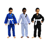 Kimono Infantil Trançado Leve Jiu Jitsu  Judo   Faixa