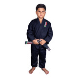 Kimono Jiu Jitsu Brazil Combat Kids Preto Infantil