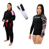 Kimono Jiu Jitsu Feminino Trançado Body Faixa