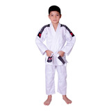 Kimono Jiu Jitsu Judo Infantil Reforçado Faixa Gratis 