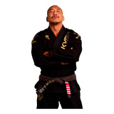 Kimono Jiu Jitsu Kvra Edição Especial Gold Preto Adulto
