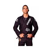 Kimono Jiu Jitsu KVRA King Preto Trançado A3 