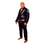 Kimono Jiu Jitsu Kvra King Preto Trançado Resistente