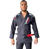 Kimono Jiu Jitsu Masculino Competidor Xtra Lite Preto Brazil Combat Preto A4 