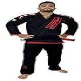 Kimono Jiu Jitsu Ouro Keiko Sports Preto A1