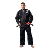 Kimono Jiu Jitsu Preto Treino Training Intermediáriorio1 Fit