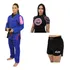 Kimono Jiu Jitsu Trançado + Rashguards + Shorts  No-gi