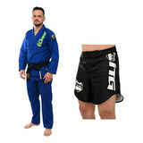 Kimono Jiu Jitsutrançado Bermuda New Bjj