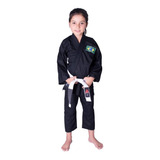 Kimono Judo Jiu Jitsu Liso Tradicional   Faixa Grátis   