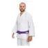 Kimono Judo Trançado Bronze Adulto Branco