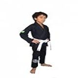 Kimono Juvenil Trançadinho Keiko Sports Unissex M0 Preto