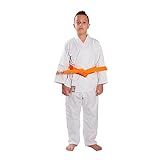 Kimono Karatê Brim Reforçado Infantil Branco Haganah M0