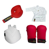 Kimono Karate Faixa Luva
