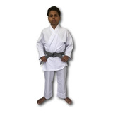 Kimono Karate Reforçado Branco C/ Fx Branca -torah-infantil