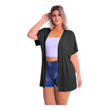 Kimono Plus Size Colete