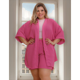 Kimono Plus Size Moda