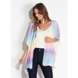 Kimono Quimono Estampado Tie