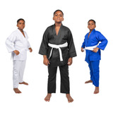 Kimono Reforçado Com Faixa Haganah Infantil Jiu jítsu E Judô