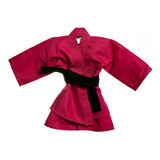 Kimono Rosa Com Faixa Preta Recém Nascido E Bebê