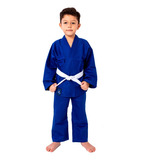 Kimono Torah Kids Combate Azul Infantil Com Faixa
