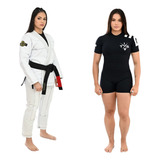 Kimono Trançado Jiu Jitsu Feminino Body Girls Jiu Jitsu