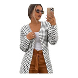 Kimono Trico Feminino Cardigan