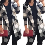 Kimono Xadrez Feminino Blusa