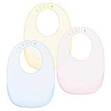 Kind Love Babador De Silicone Infantil Bebê Super Leve Com Pega Migalhas -azul-