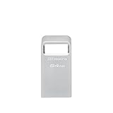 Kingston DataTraveler Micro 64 GB USB Flash Drive Design De Metal Premium Ultra Pequeno USB 3 2 Gen 1 Velocidades Até 200 MB S DTMC3G2 64 GB