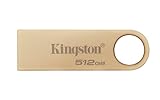 Kingston Datatraveler Se9 Gen 3-512 Gb - 220 Mb/s De Leitura - Metal - Usb 3.2 Gen 1 - Ouro