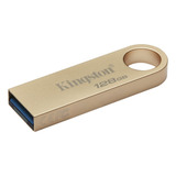 Kingston Usb Datatraveler Se9 G3 128g Usb a 3 2 Gen1 220 Mb s Cor Dourada Lisa