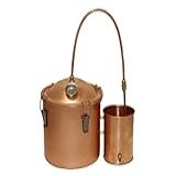 Kingsunshine Caldeira De Cobre De 3 Galões Kit De Fermentação Caseira Vinho álcool água Destilador