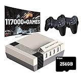 Kinhank 117000 Retro Game Console Super Console X Cube Mini Classic Video Games Gaming Systems For TV Plug And Play Compatible With PS1 PSP DC MAME Dual System 4K HD AV Output