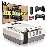 Kinhank Super Console CUBE X3 Retro Video Game Console With 100000 Games Game Consoles With EmuElec 4 5 Android 9 0 CoreE 8K Output 2 4 5G BT 4 0 Emulator Console Compatible With PSP PS1 DC Best Gifts