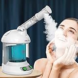 KINLITO Vaporizador Facial Vaporizador De Ozônio Com Braço Giratório De 360 Tempo De Vapor De 40 Minutos Umidificador Desobstrui Os Poros Cravos Vaporizador Facial Portátil Para Uso De Cuidados Pessoais Em Casa Ou Salão De Beleza Branco