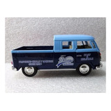 Kinsmart 1963 Vw Bus Double Cab Pickup 1 34 Azul Kombi