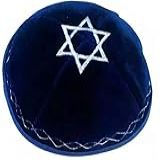Kipa Judaico Veludo Estrela