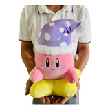 Kirby Com Estrela E Touca Pelúcia