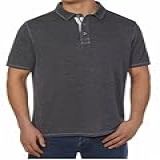 KIRKLAND Camisa Polo Masculina Signature Performance Cinza M