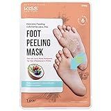 KISS NEW YORK Professional Foot Peeling Mask Máscara Peeling Esfoliante Para Pés Tamanho 1 Par Pacote De 1 