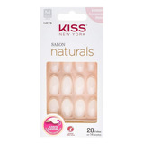 Kiss Unhas Postiças Salon Naturals Amendoada