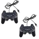Kit - 2 Controle Usb Para PC Computador Notebook Joystick Dualshock Analógico