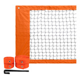 Kit- Rede De Beach Tennis Oficial 1,00x8,20+ Marcaçao 16x8m