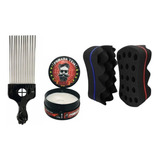 Kit 01 Esponja Nudred Turbo M16mm Pomada pente Garfo