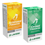 Kit 01 Orosol Passaros E 01 Aminosol Passaros 10ml