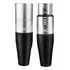 Kit 01 Xlr Fêmea   01 Xlr Macho 3 Pinos Niquelados Roxtone Cor Prateado